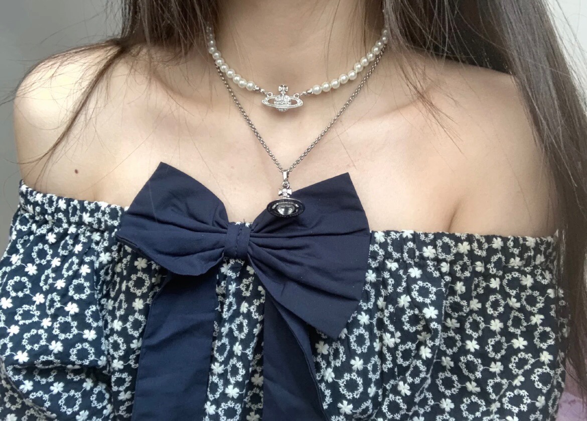 Viviennewestwood Necklace Pearl S