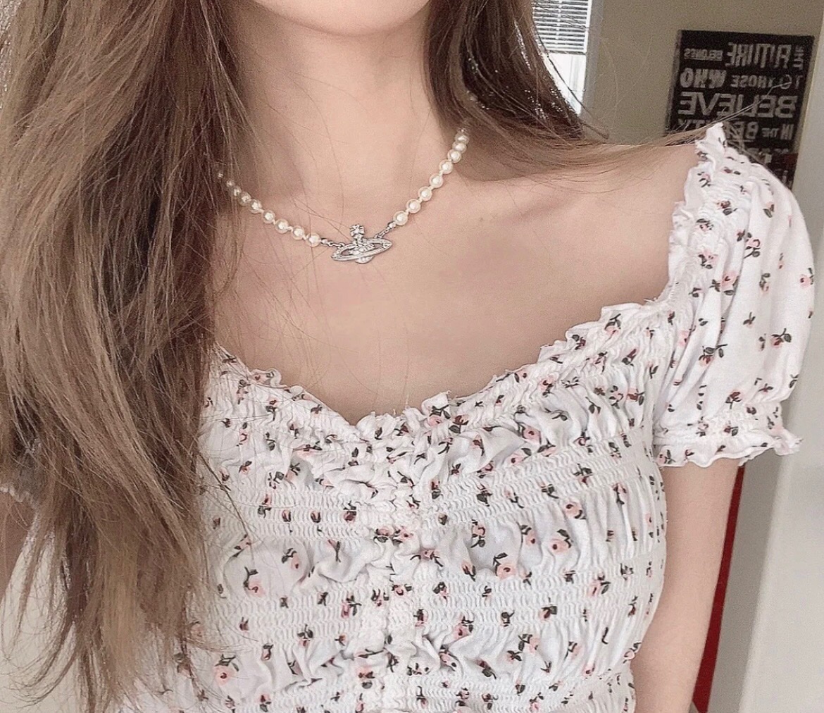 Viviennewestwood Necklace Pearl S