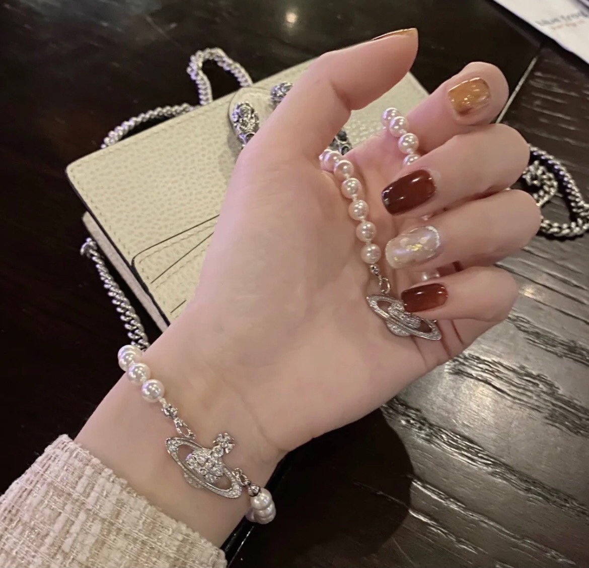 Viviennewestwood Necklace Pearl S