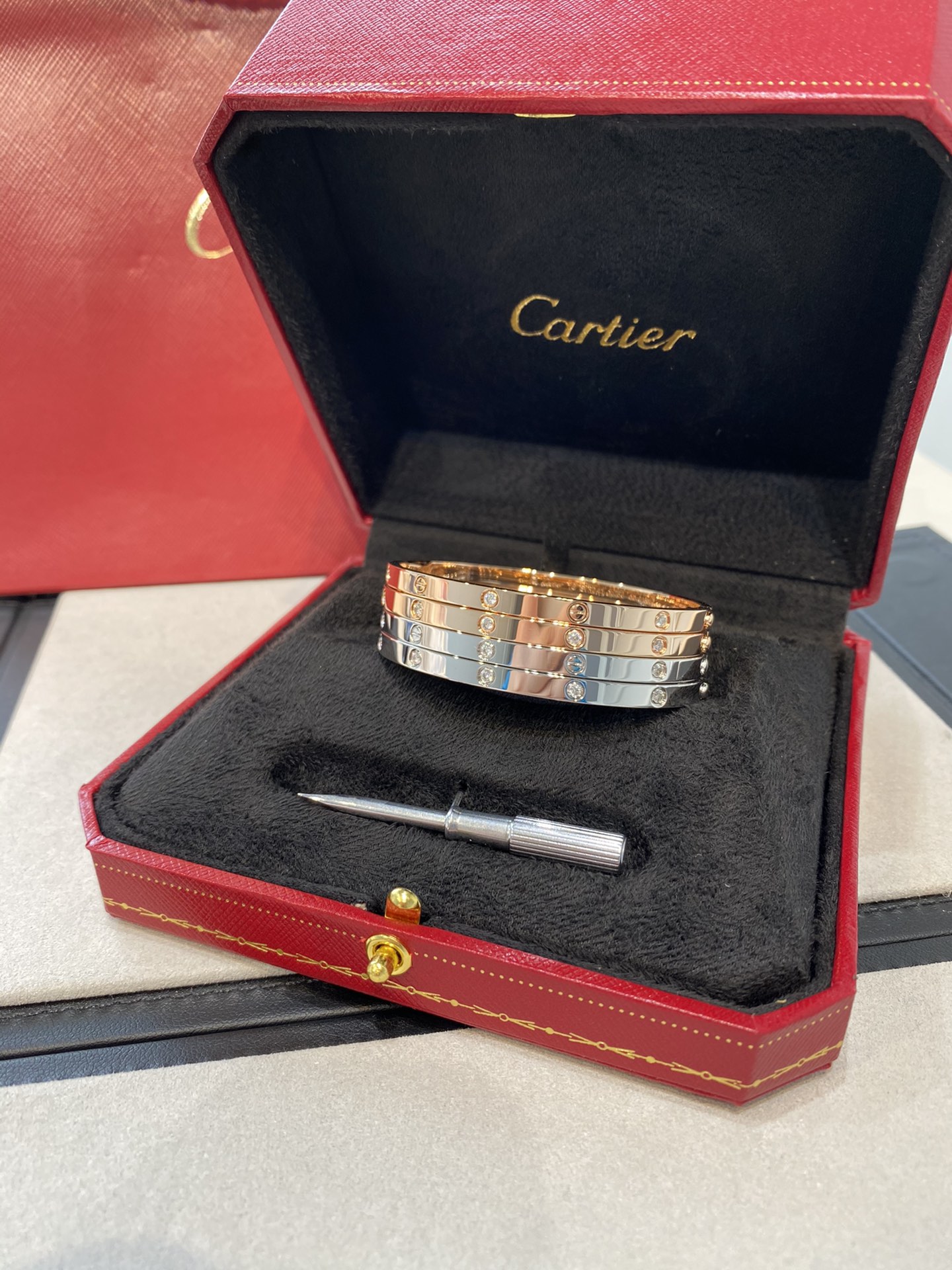 Cartier Bangle Silver L