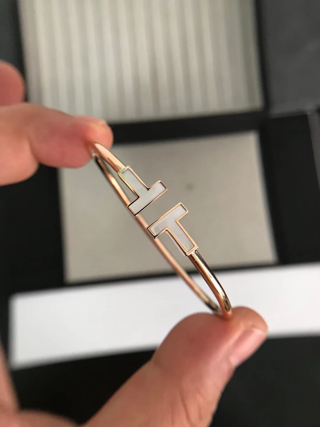 Tiffany Co Bangle Inlaid