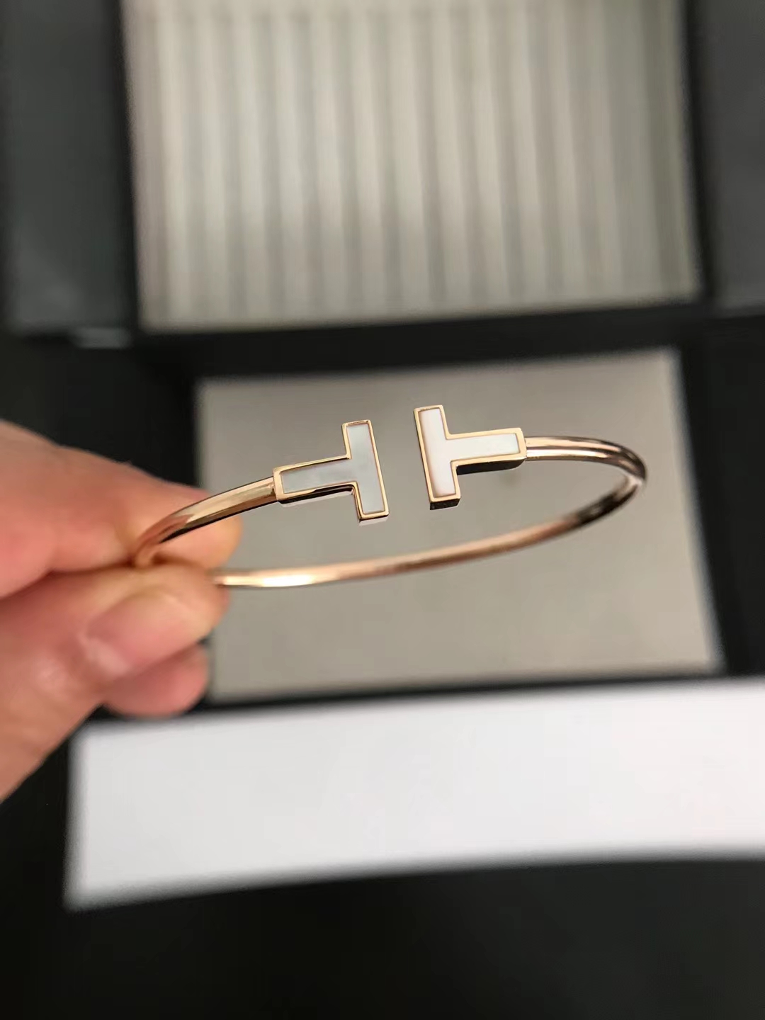 Tiffany Co Bangle Inlaid