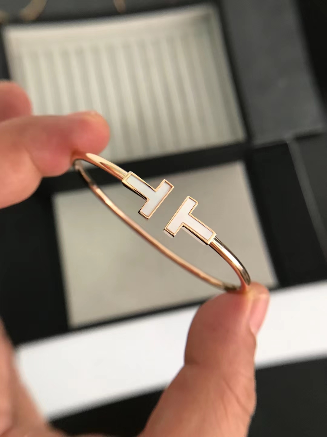Tiffany Co Bangle Inlaid