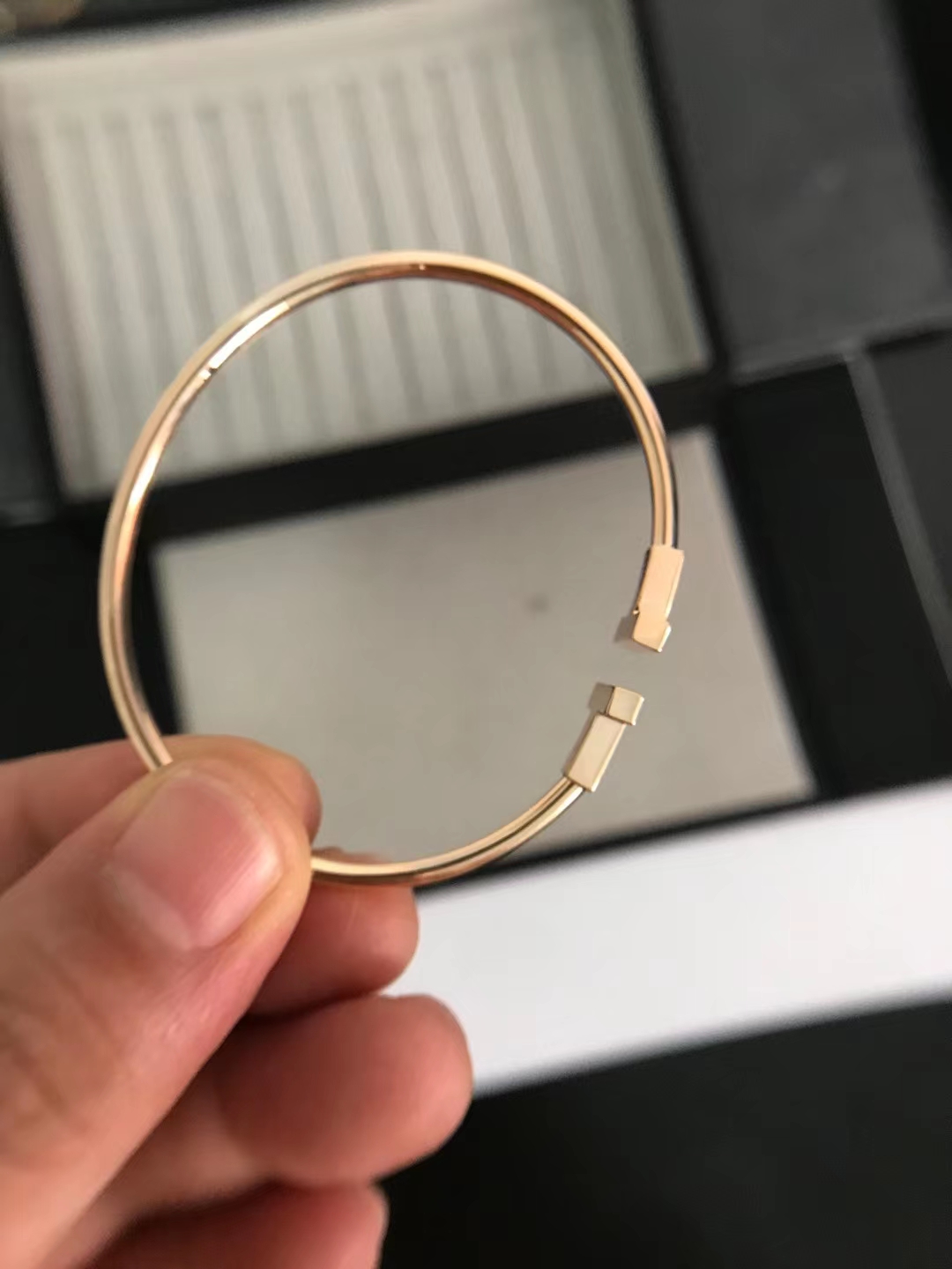 Tiffany Co Bangle Inlaid