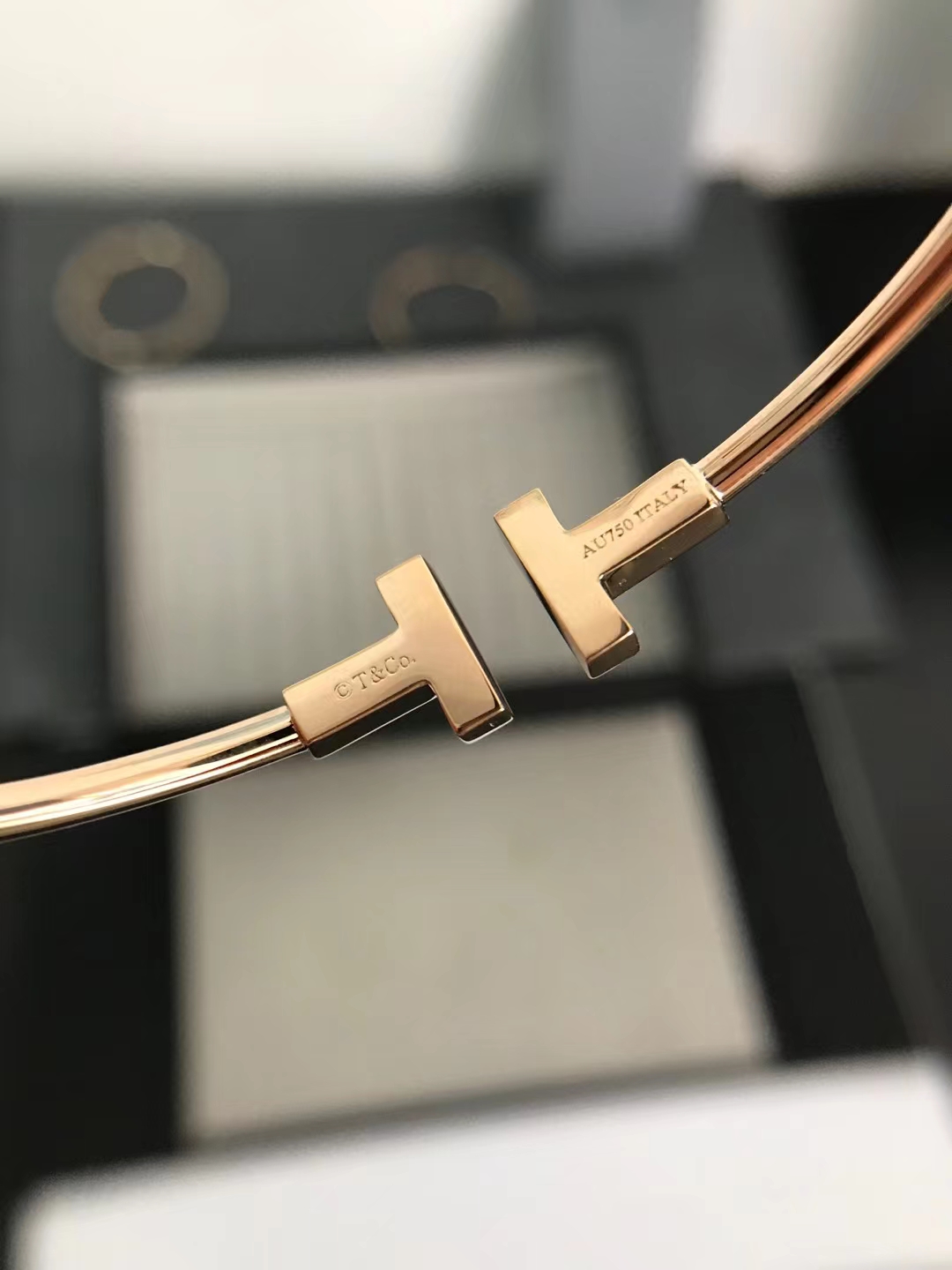 Tiffany Co Bangle Inlaid