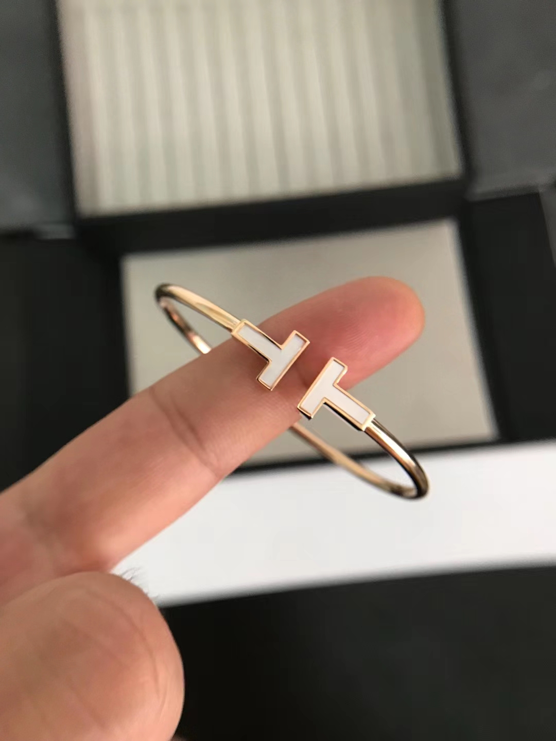 Tiffany Co Bangle Inlaid