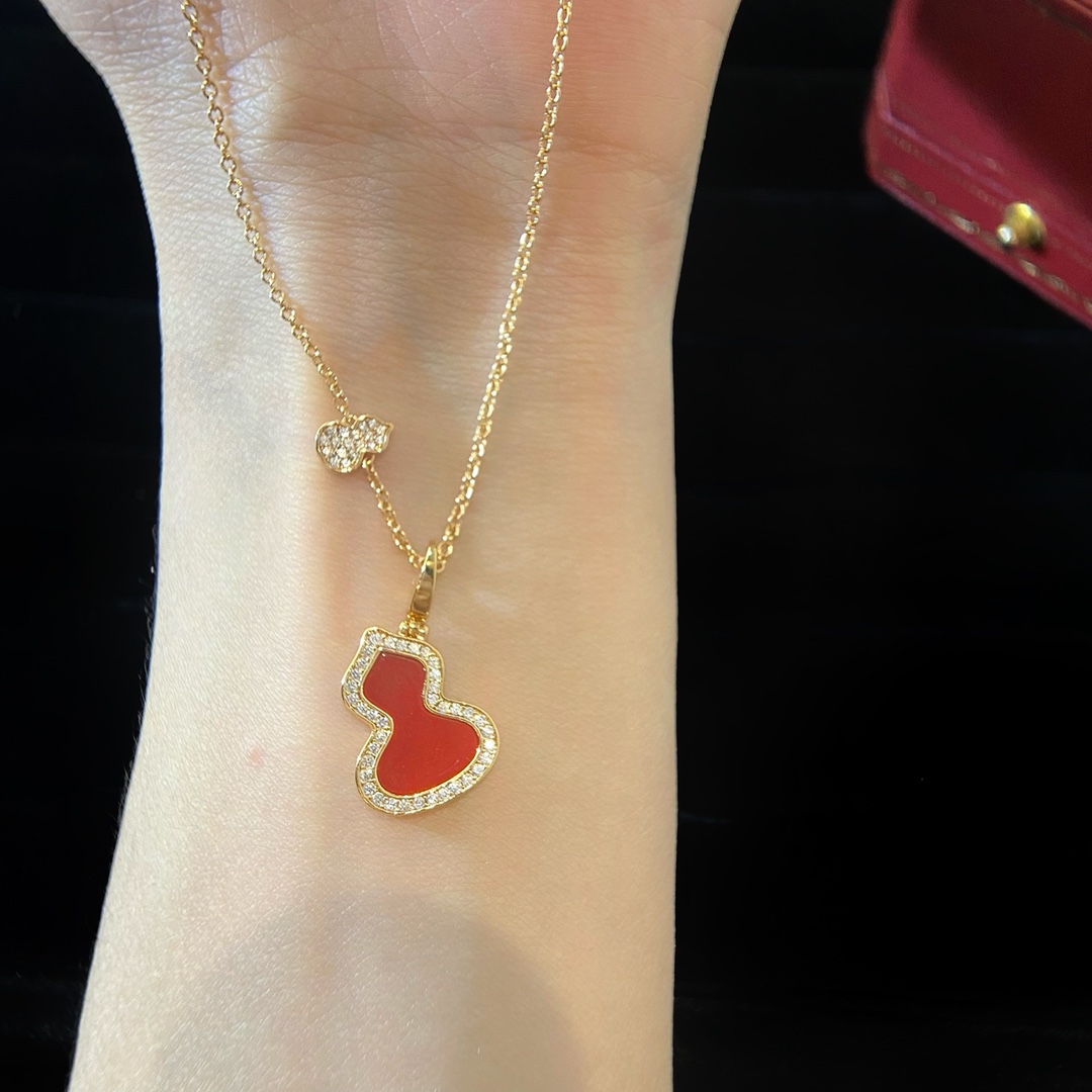 Qeelin Necklace Inlaid M-l