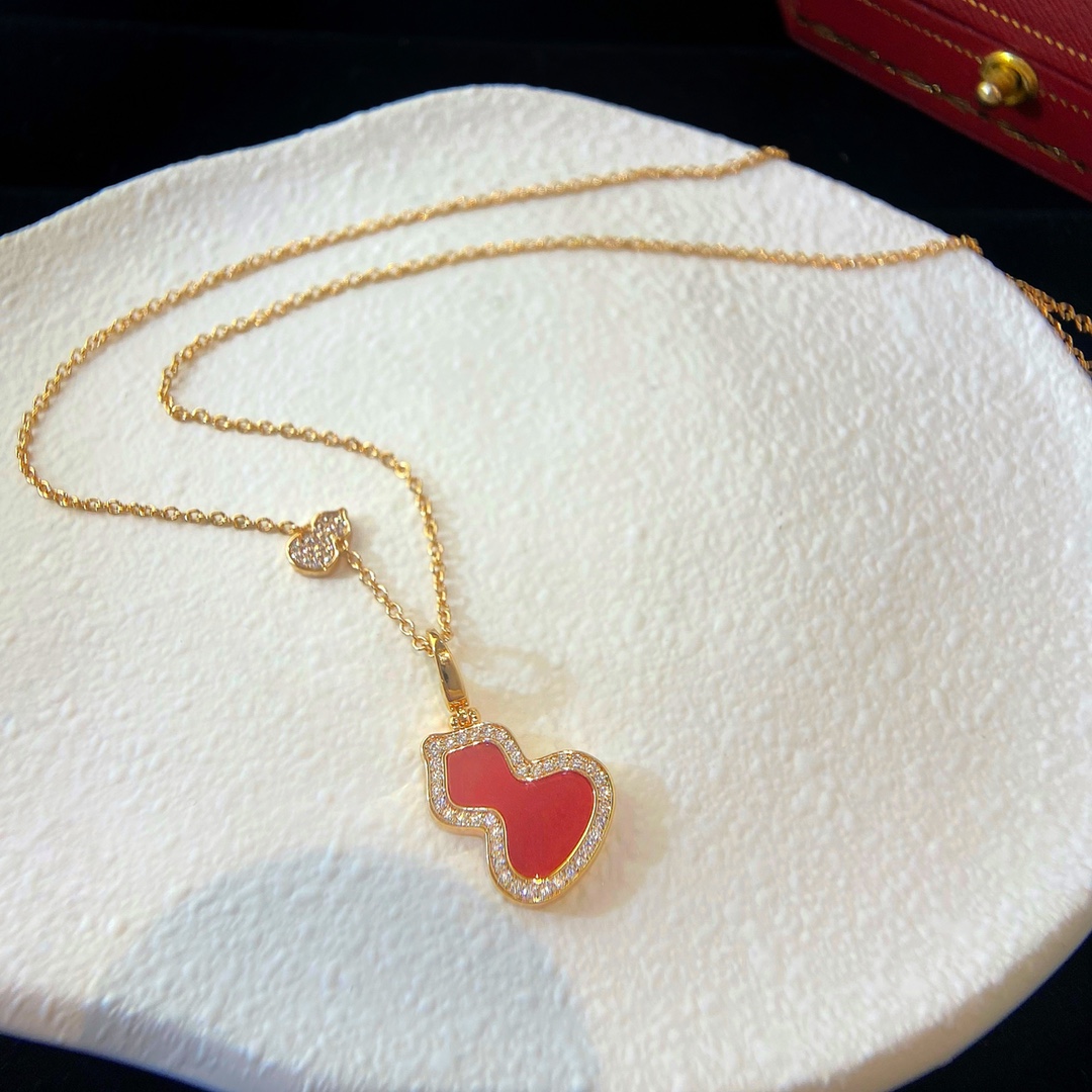 Qeelin Necklace Inlaid M-l