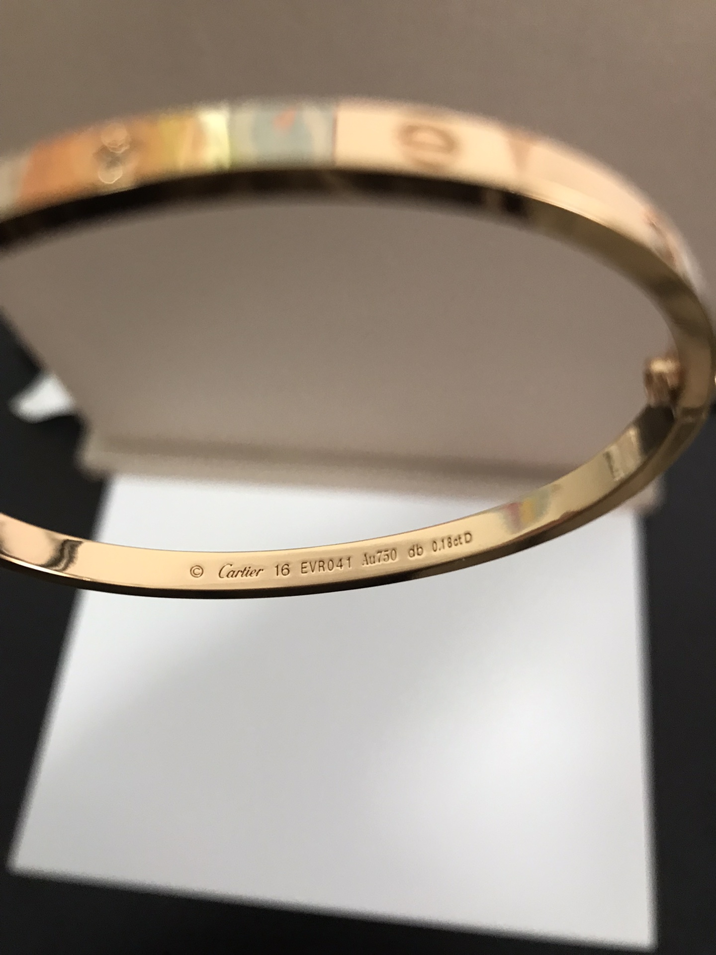 Cartier Bangle Inlaid L