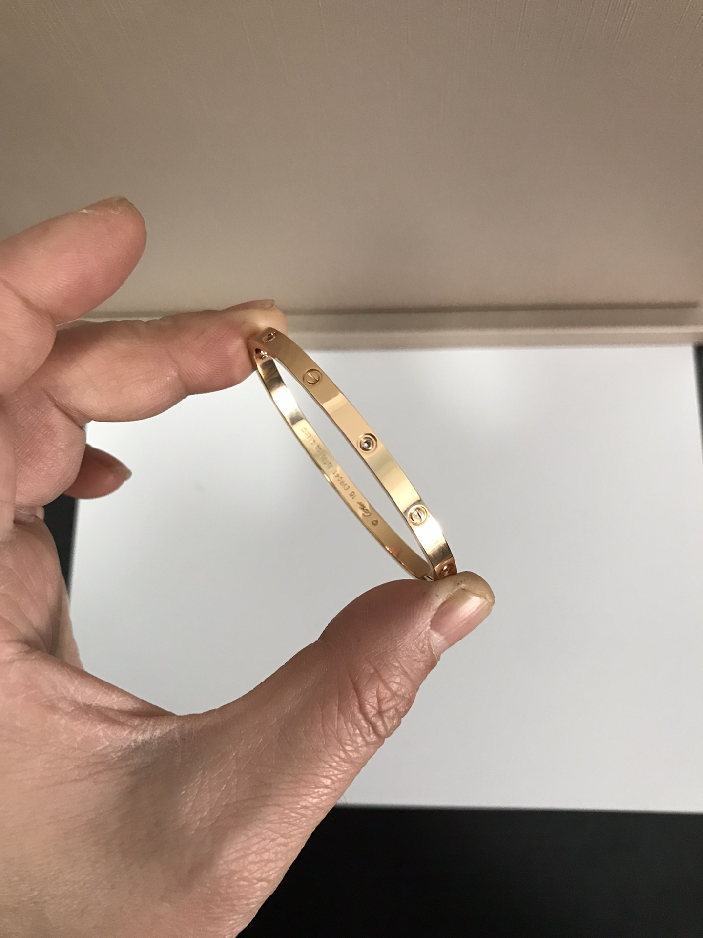 Cartier Bangle Inlaid L