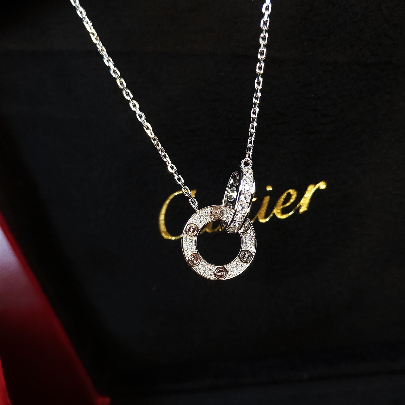 Cartier Necklace Gold M-l