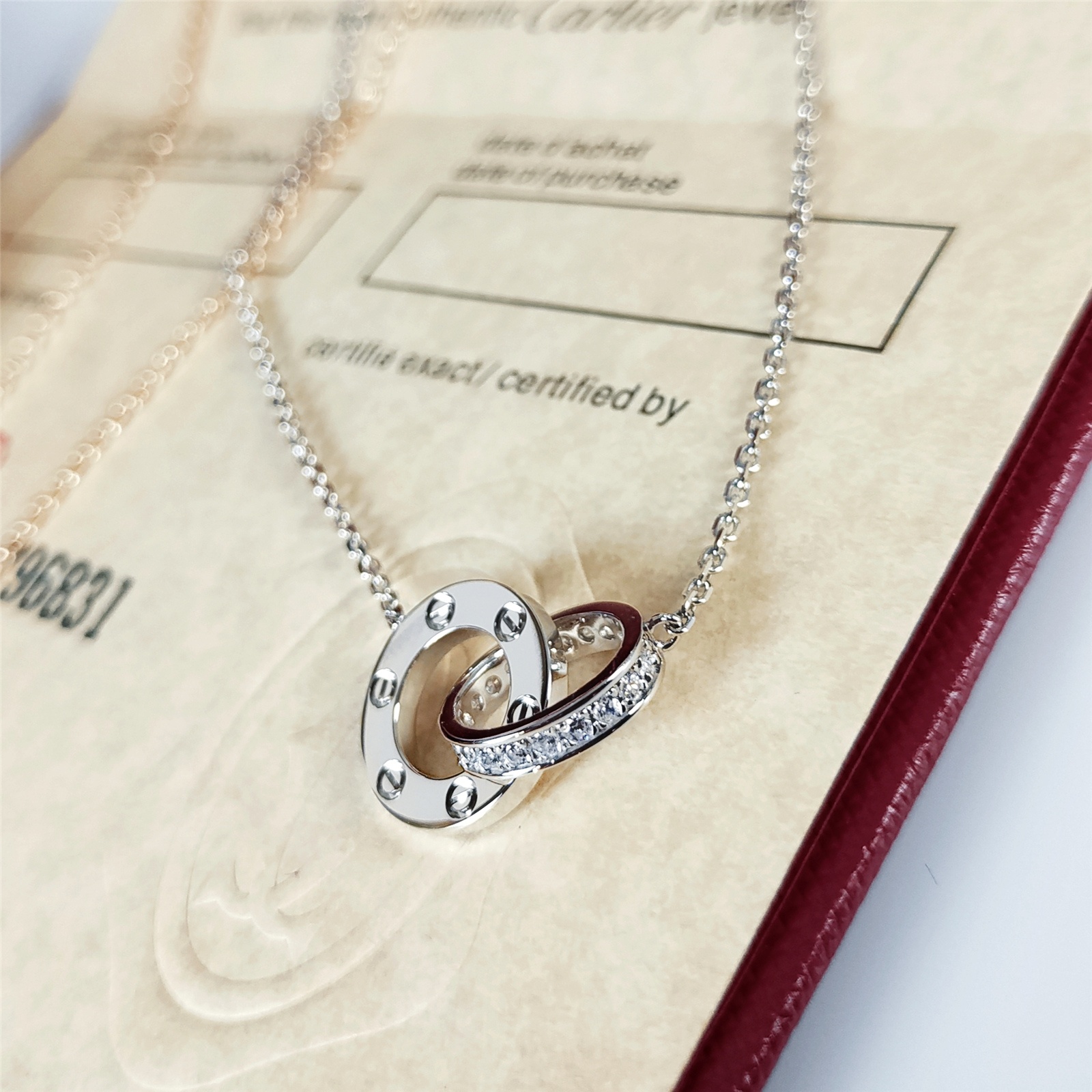 Cartier Necklace Gold M-l