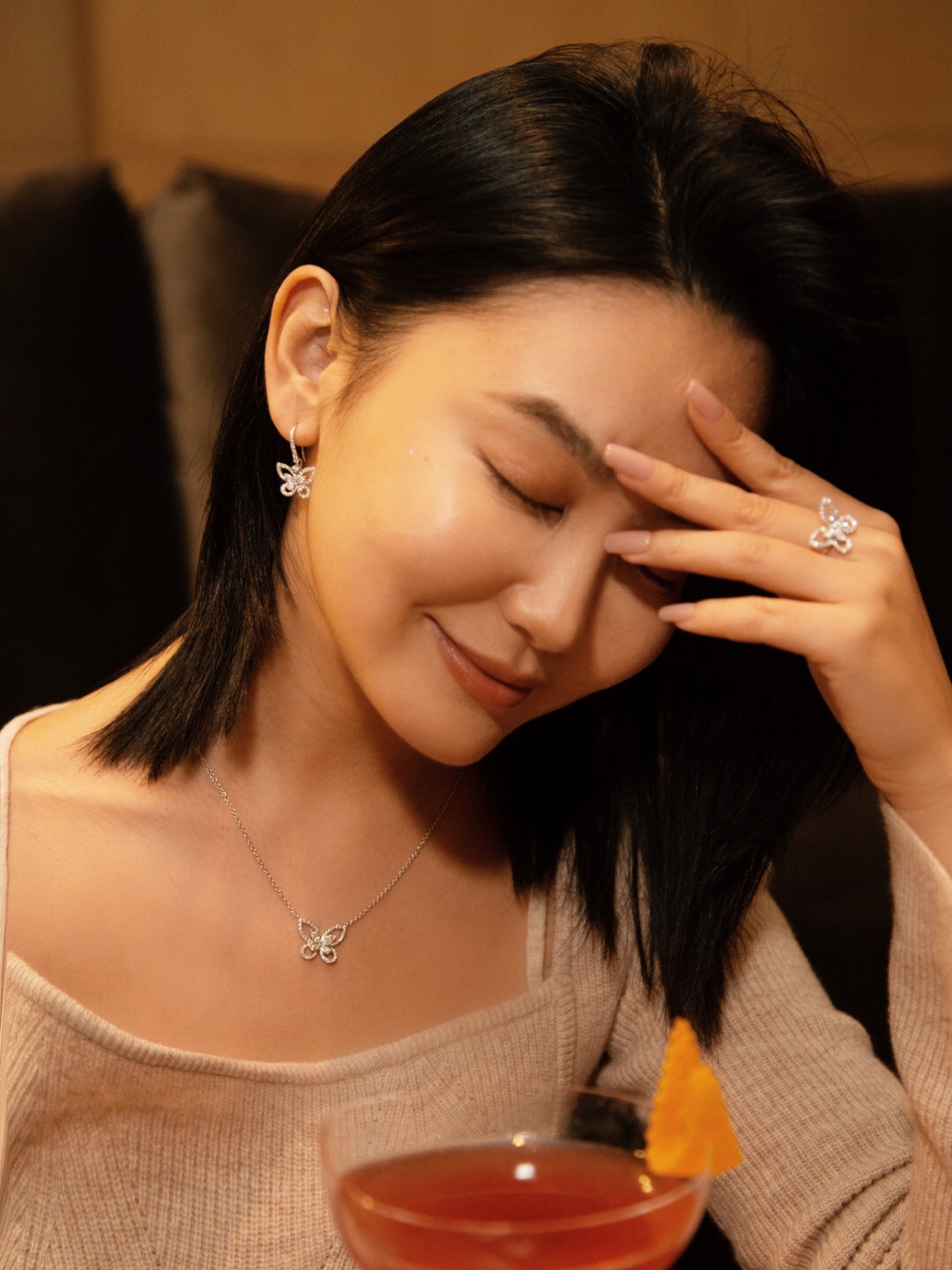 Graff Necklace Diamond Inlaid S