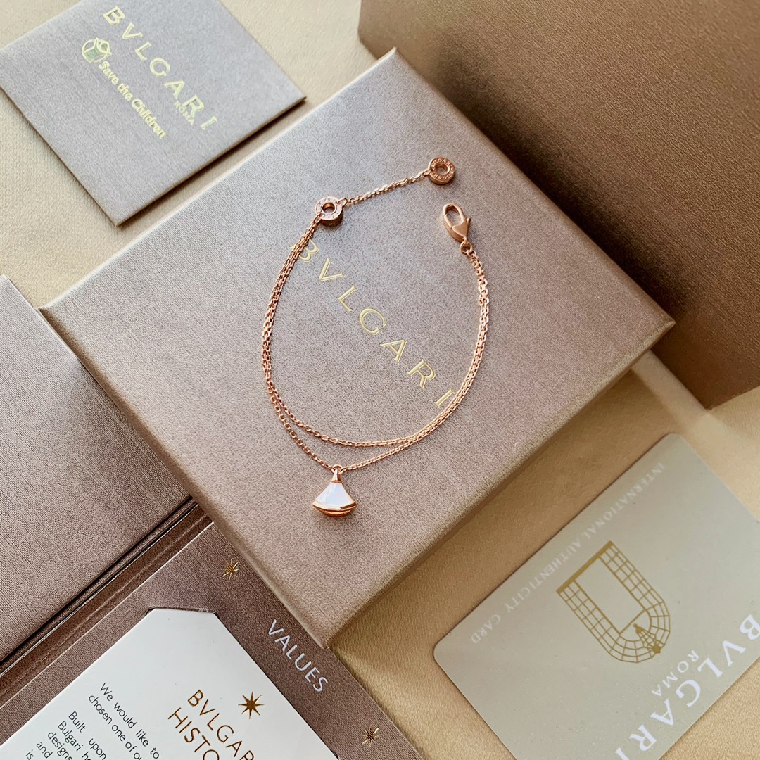 Bvlgari Bracelet Silver Gold Adjustable S-l-m