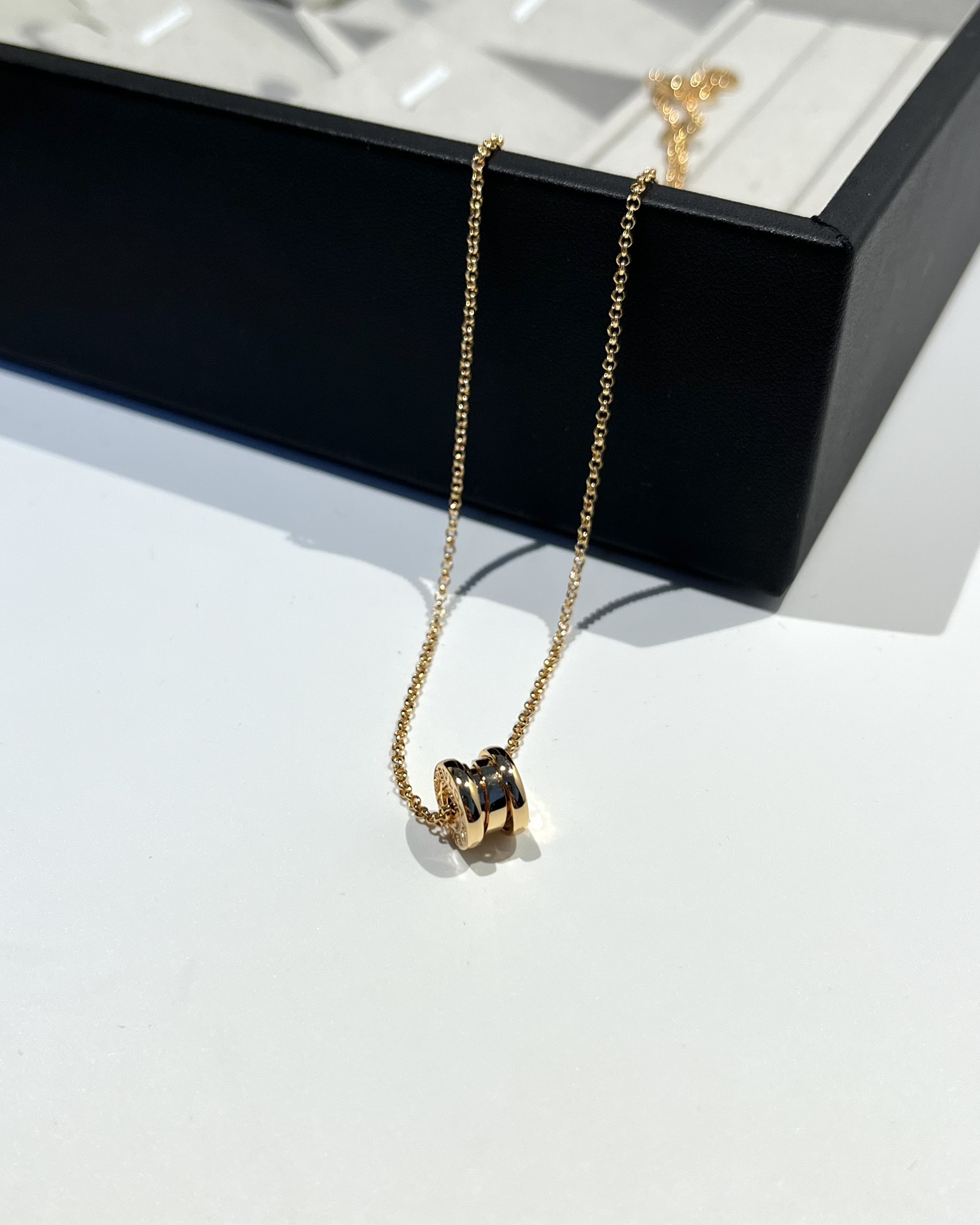 Bvlgari Necklace Gold Adjustable 45cm-m