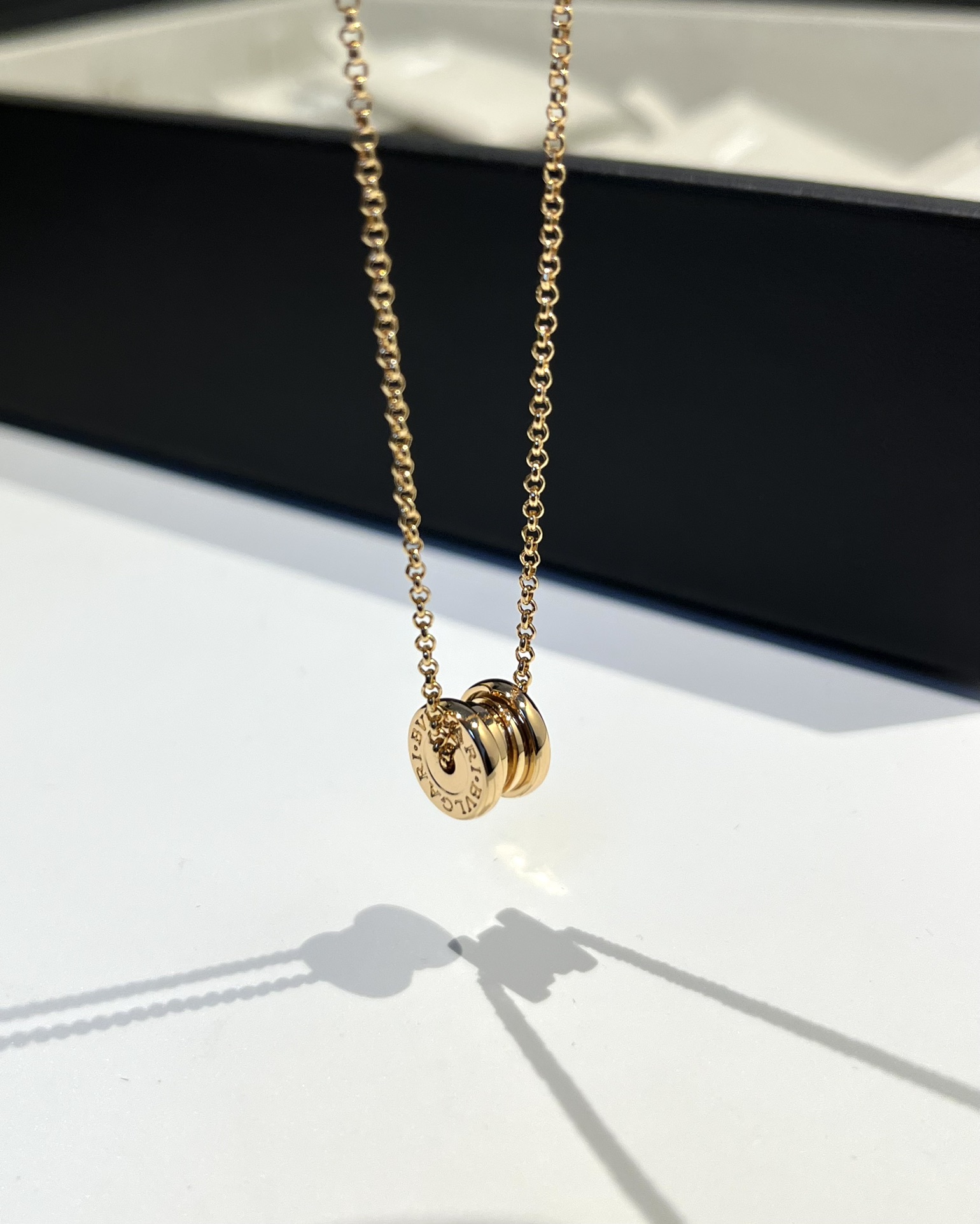 Bvlgari Necklace Gold Adjustable 45cm-m