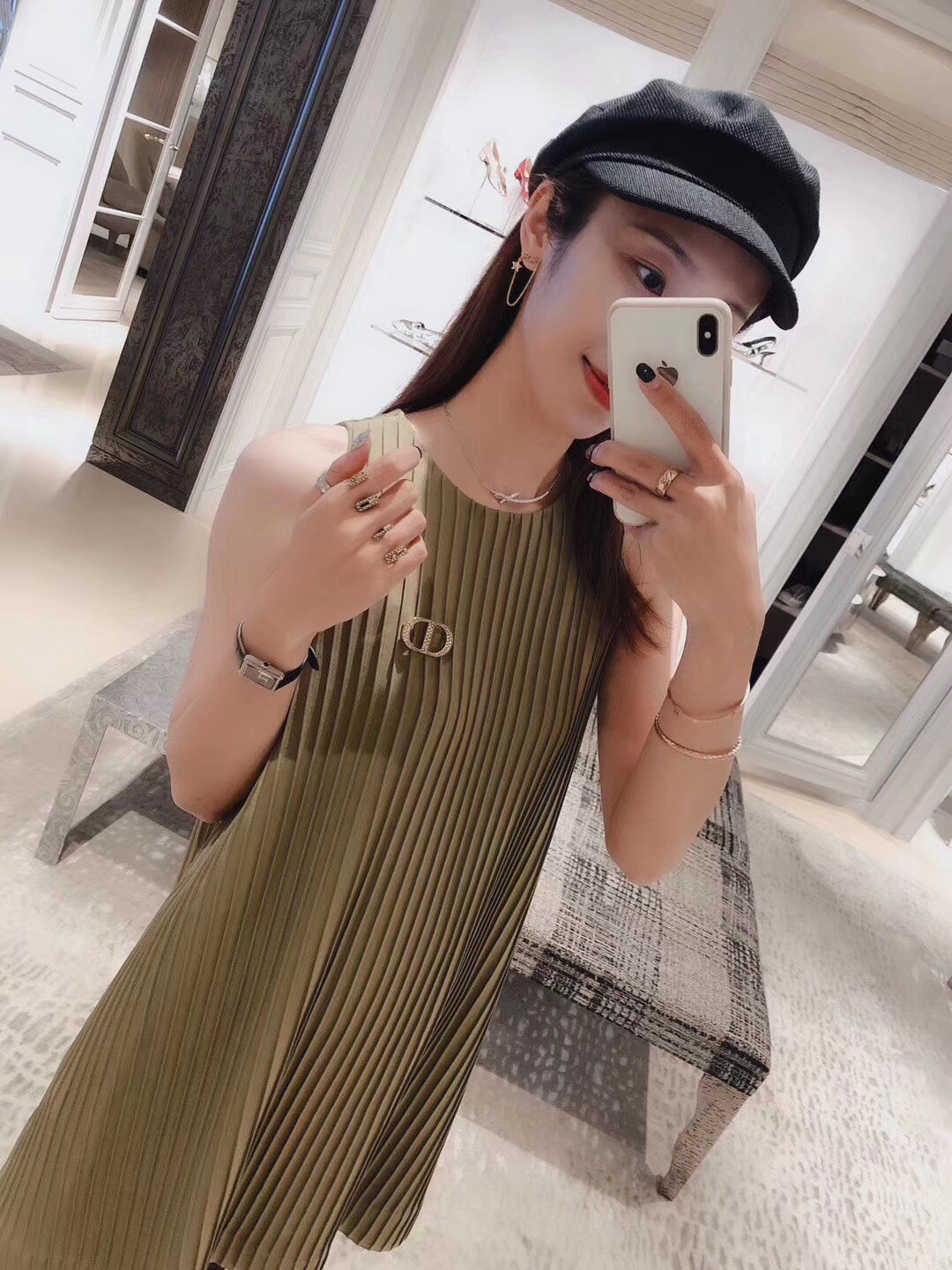 Dior Earrings Silver