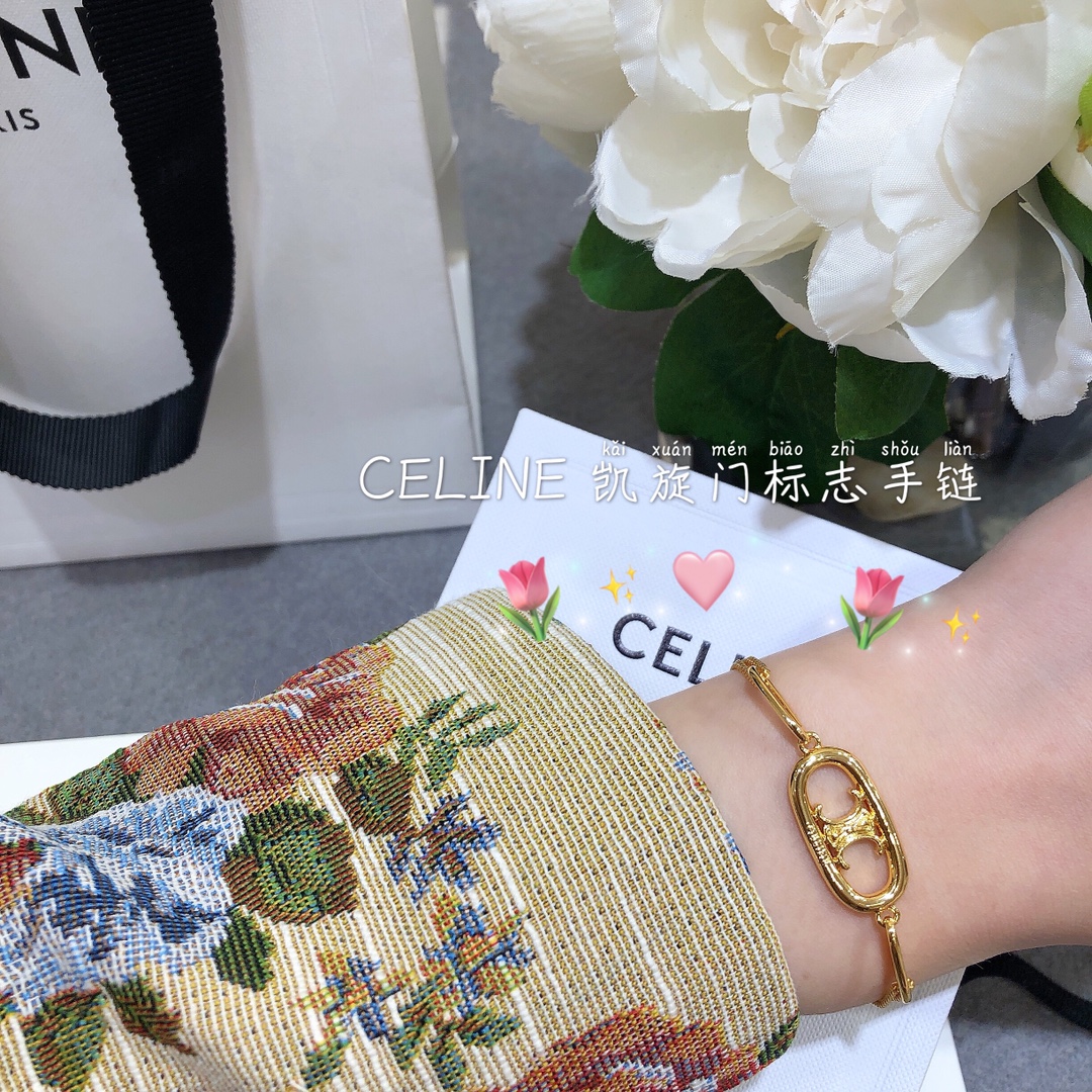 Celine Basic Jewelry Gold L