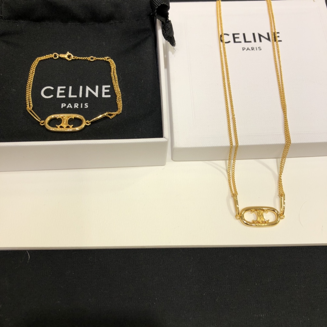 Celine Basic Jewelry Gold L