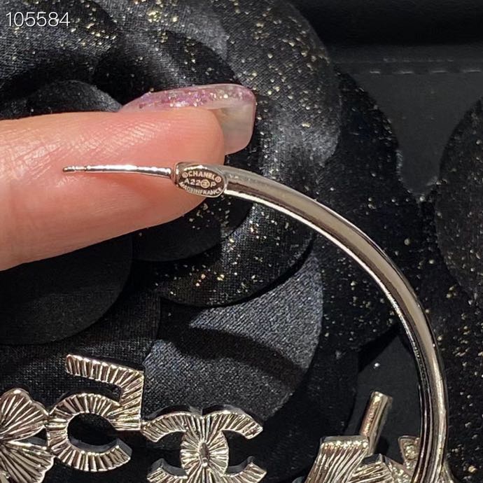 Chanel Earrings Silver