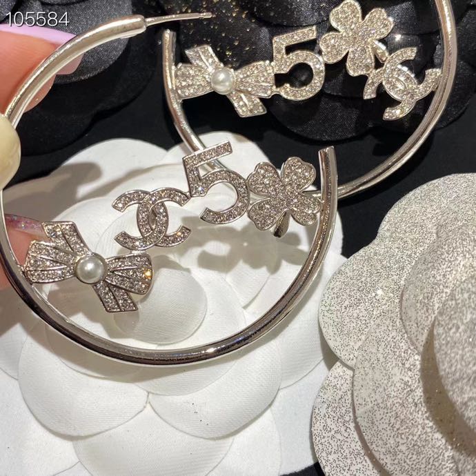 Chanel Earrings Silver