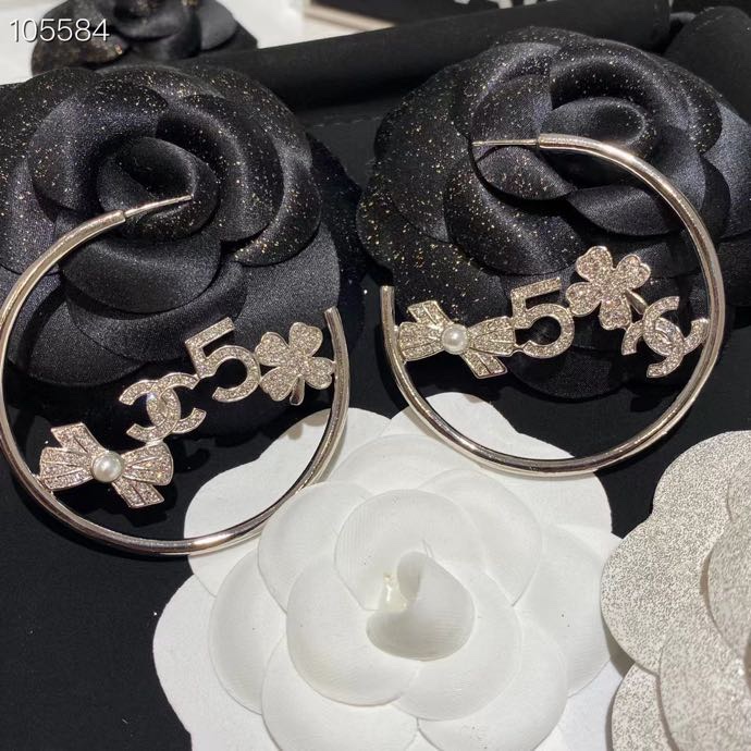 Chanel Earrings Silver