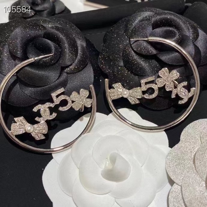 Chanel Earrings Silver