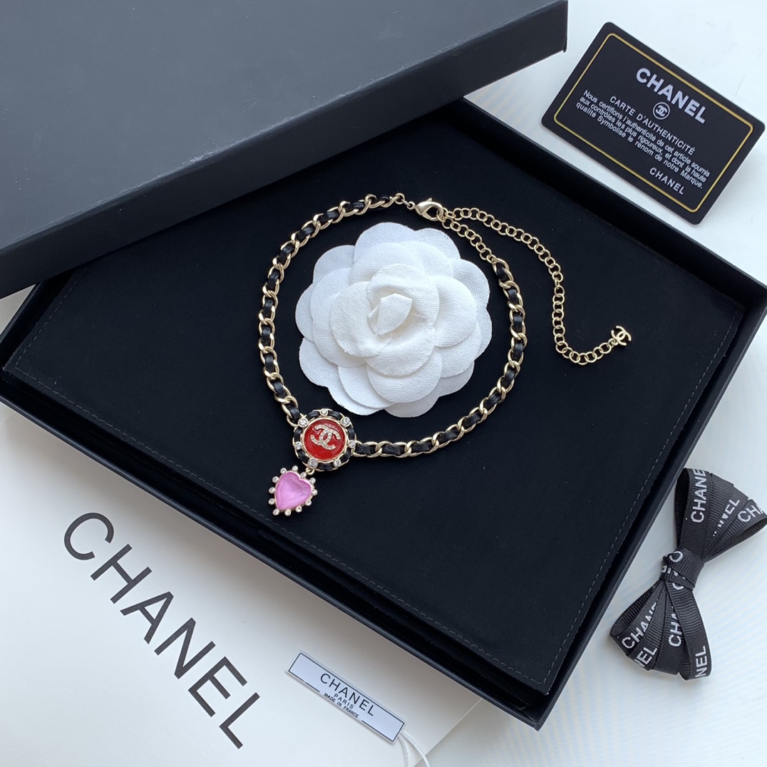 Chanel Necklace Black