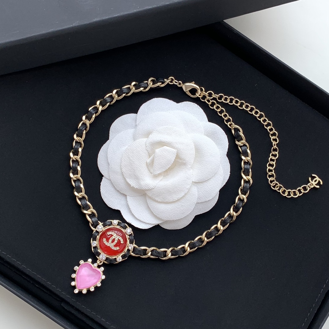 Chanel Necklace Black