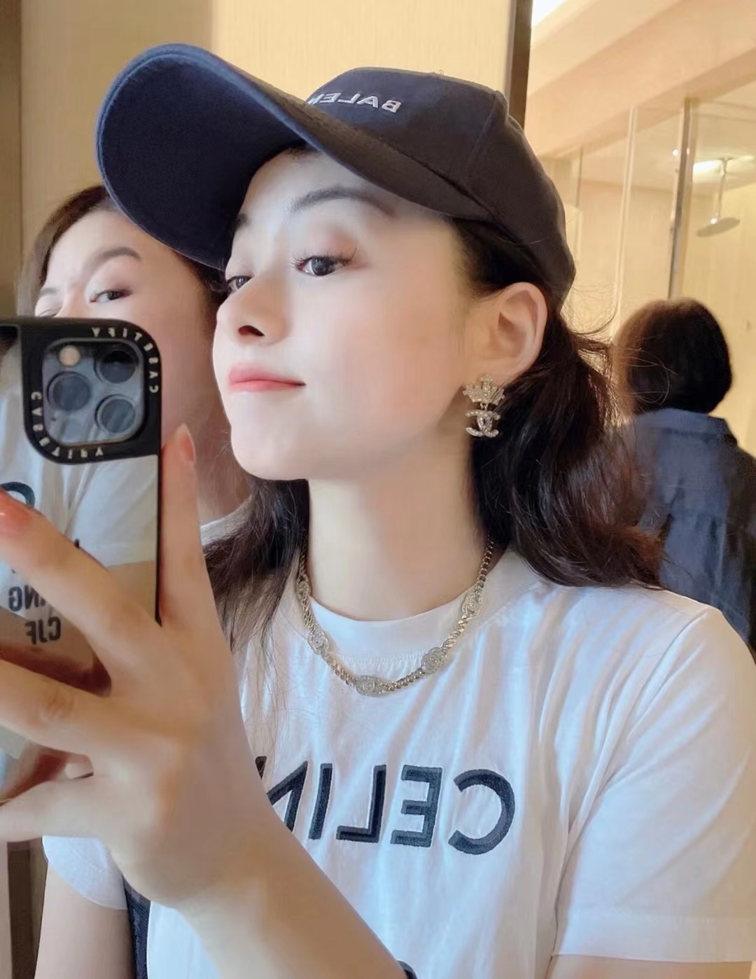 Chanel Earrings Pearl L