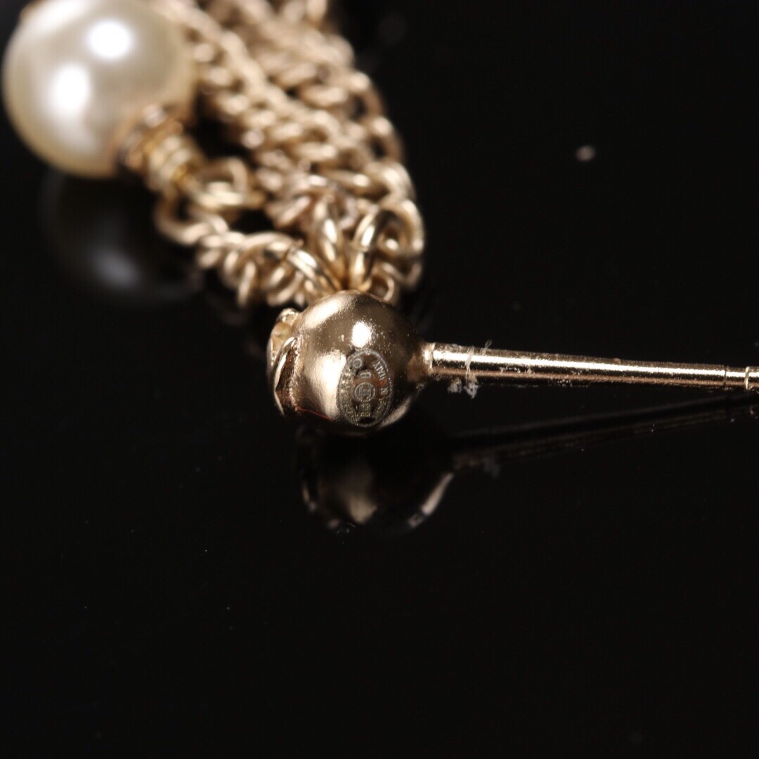 Chanel Earrings Silver L