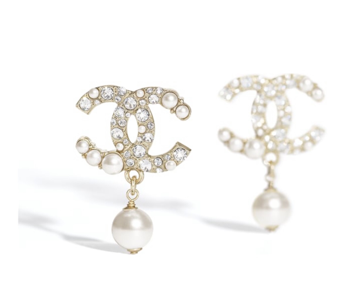 Chanel Earrings Pearl L