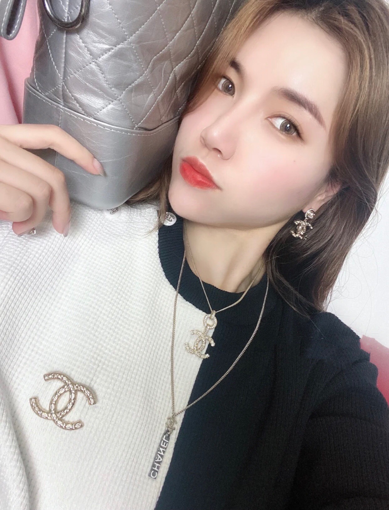 Chanel Earrings Gold L