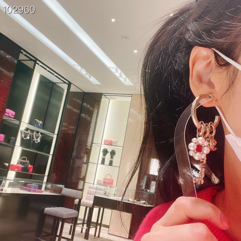 Chanel Earrings Pearl L