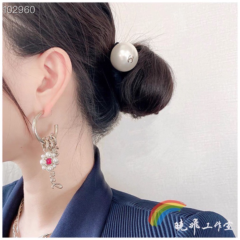 Chanel Earrings Pearl L