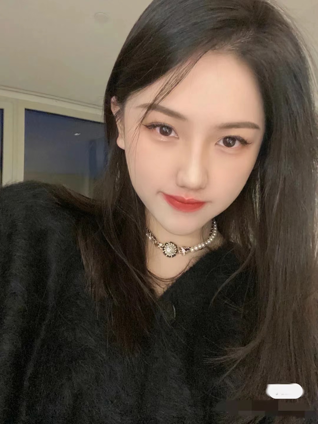 Chanel Necklace Pearl L