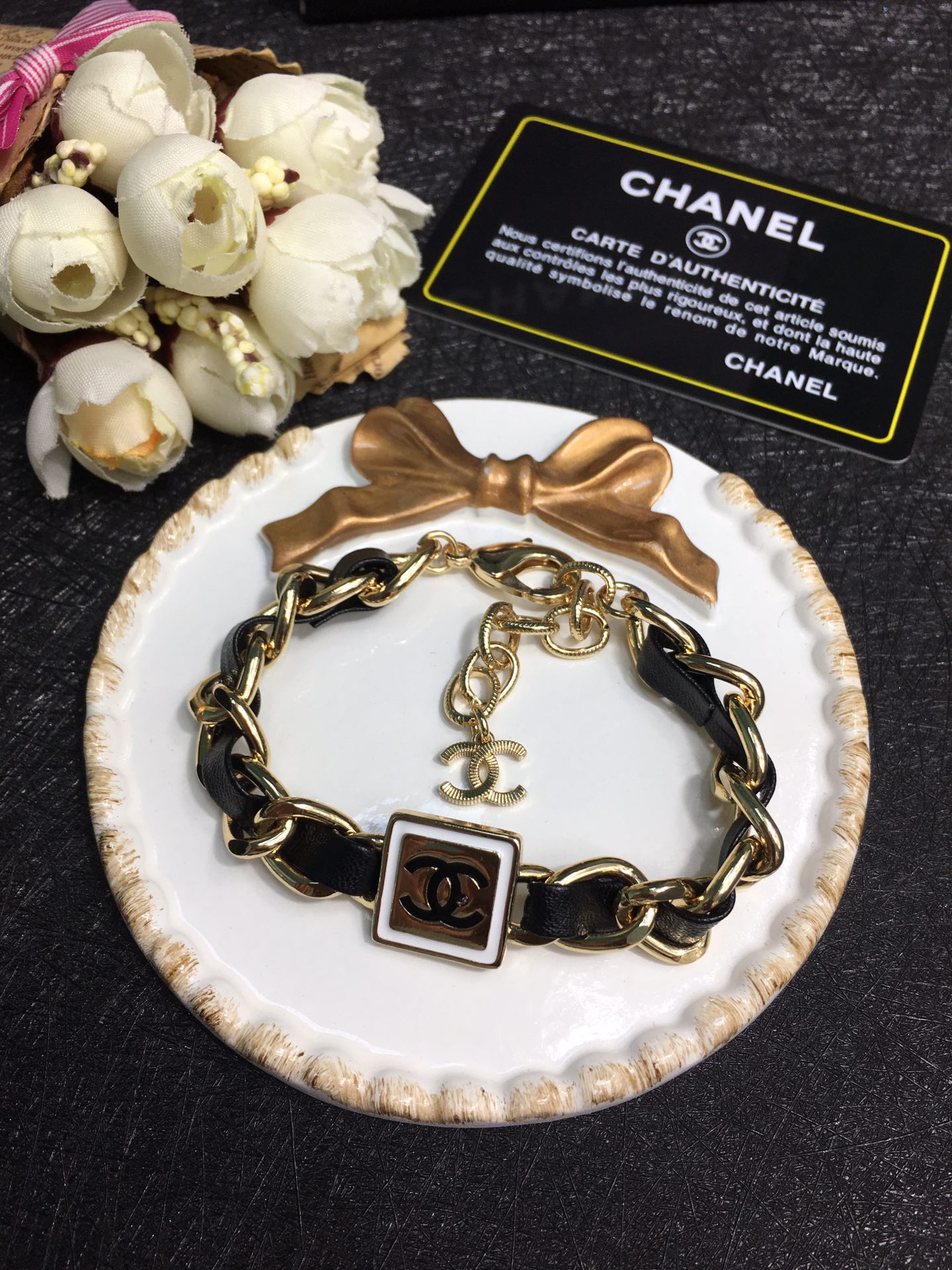 Chanel Bracelet Black L