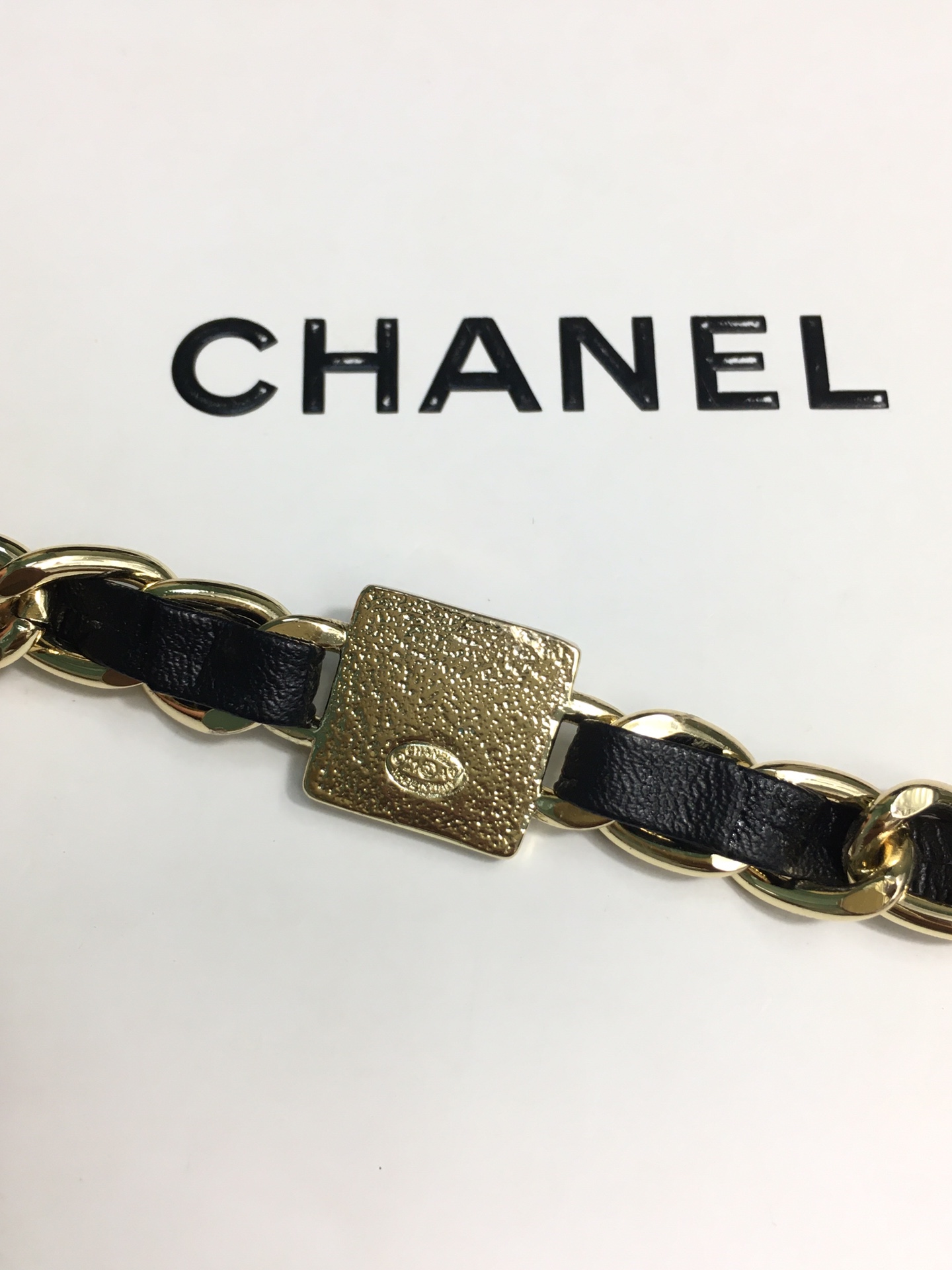 Chanel Necklace Black L