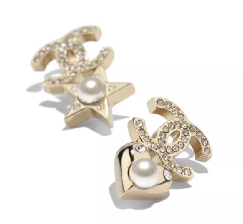 Chanel Earrings Silver L