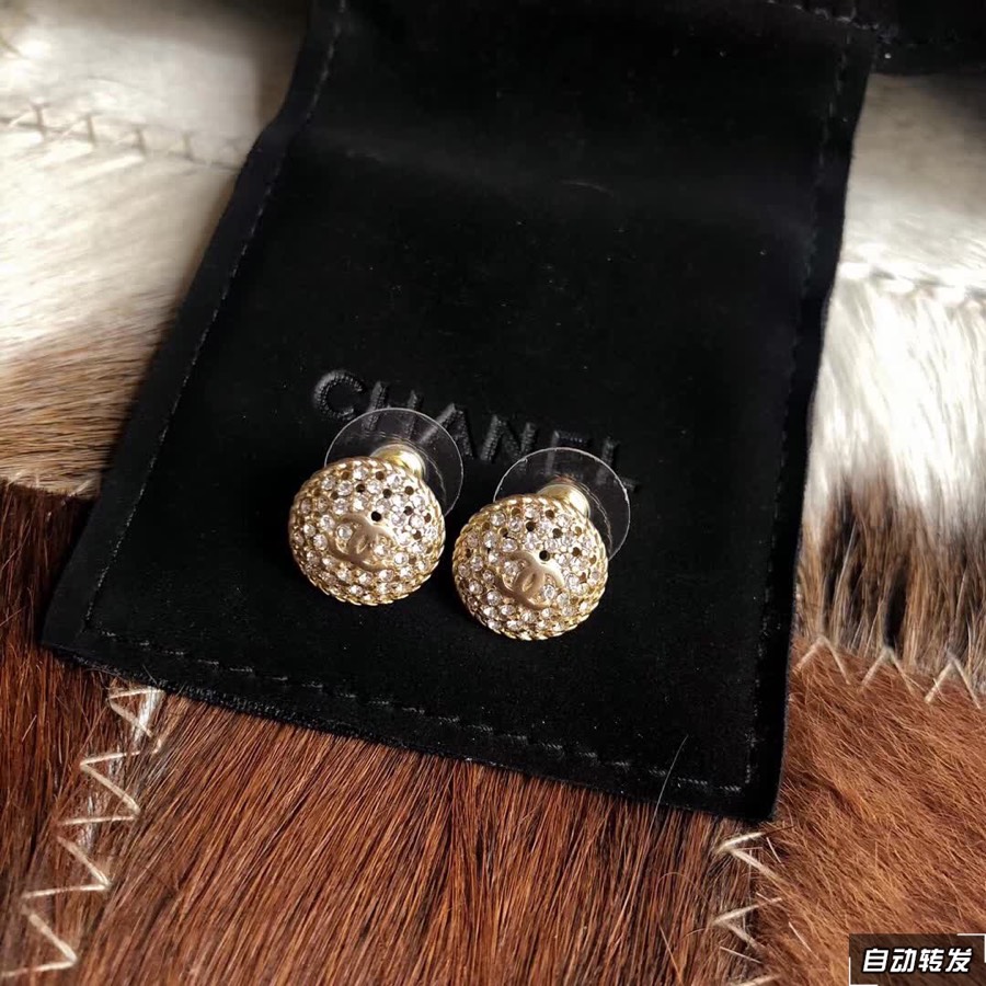 Chanel Earrings Silver S-l