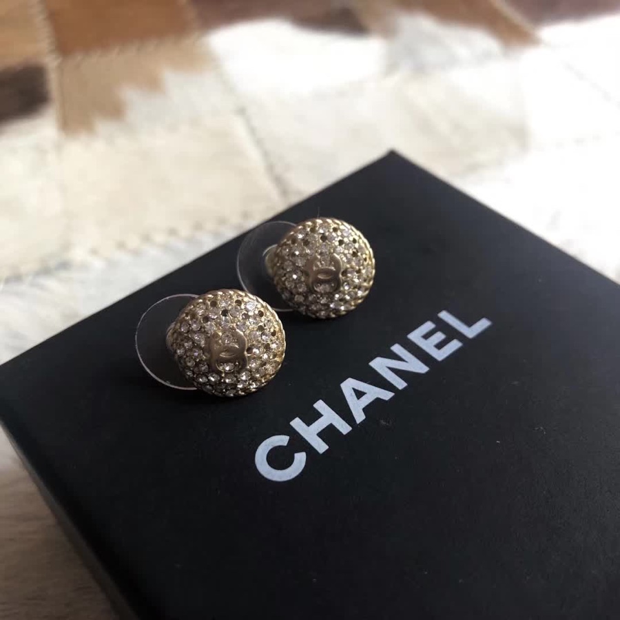 Chanel Earrings Silver S-l