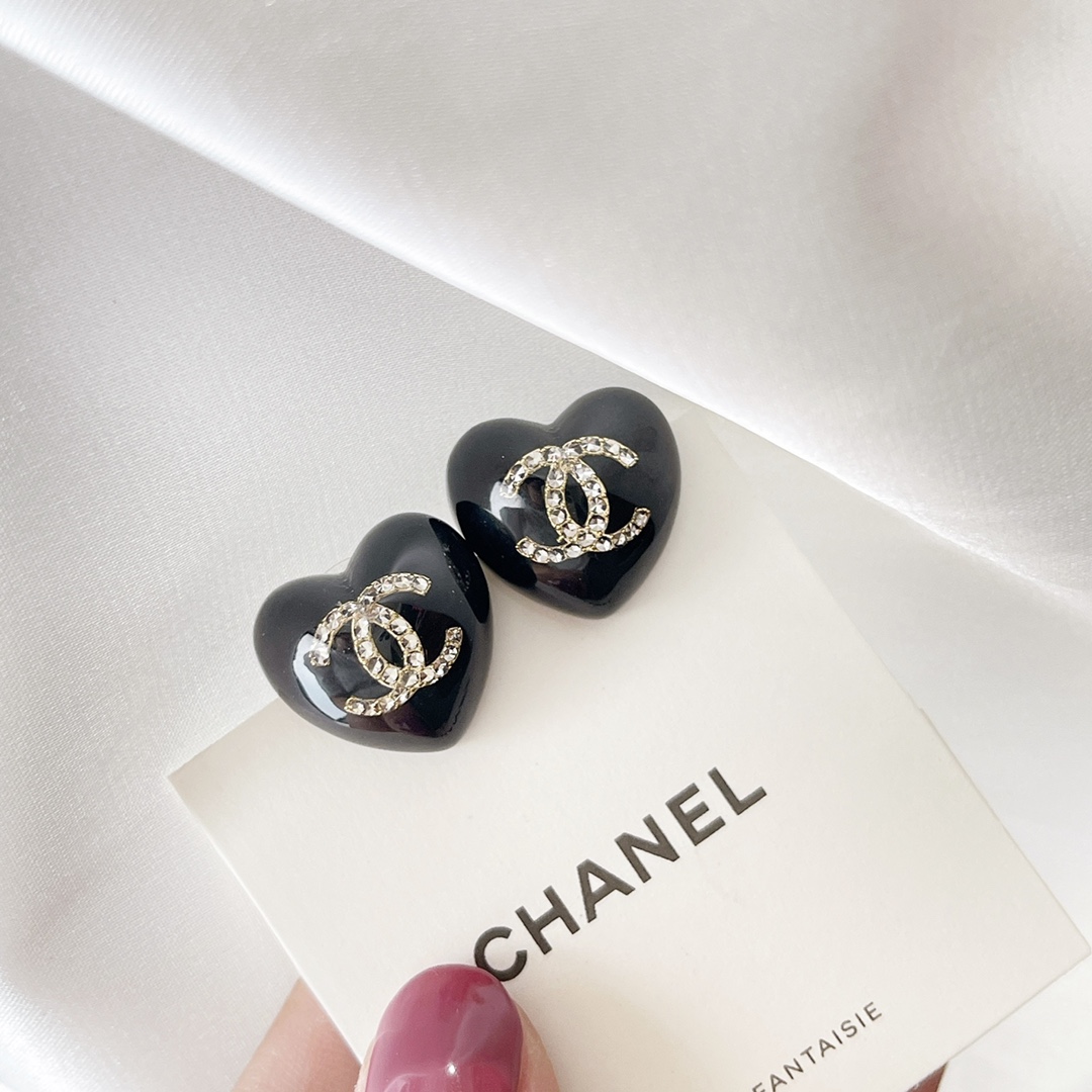 Chanel Earrings Silver S-l