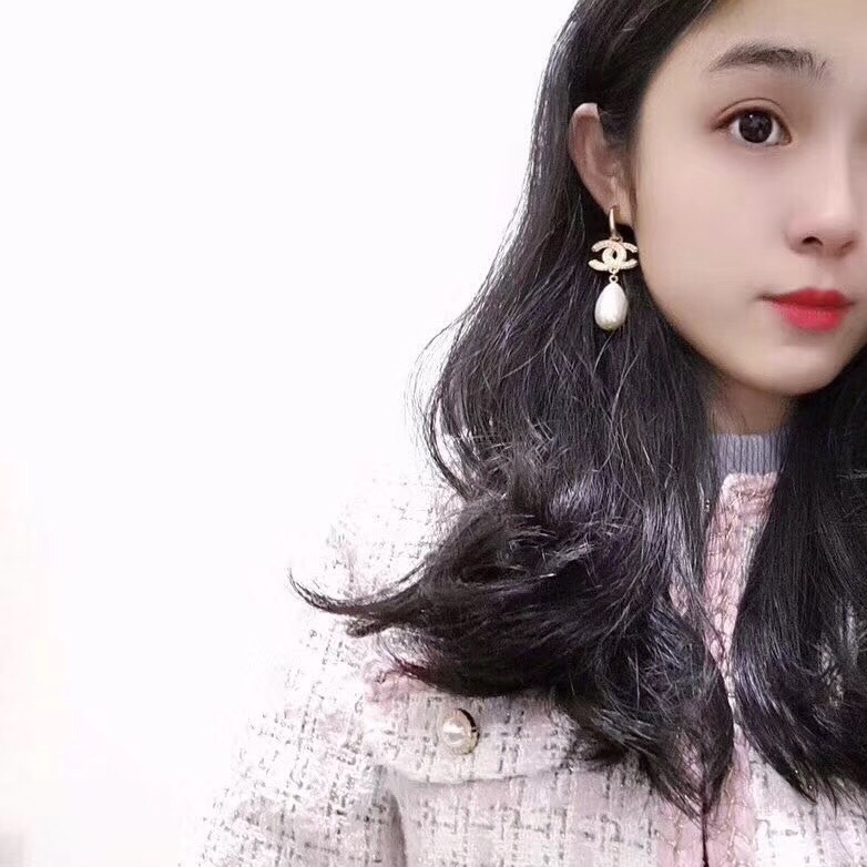 Chanel Earrings Silver S-l