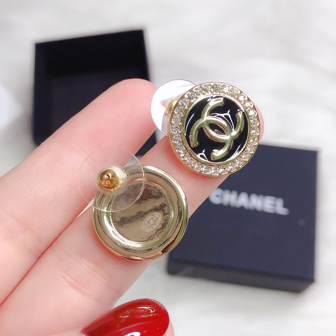 Chanel Earrings Silver L