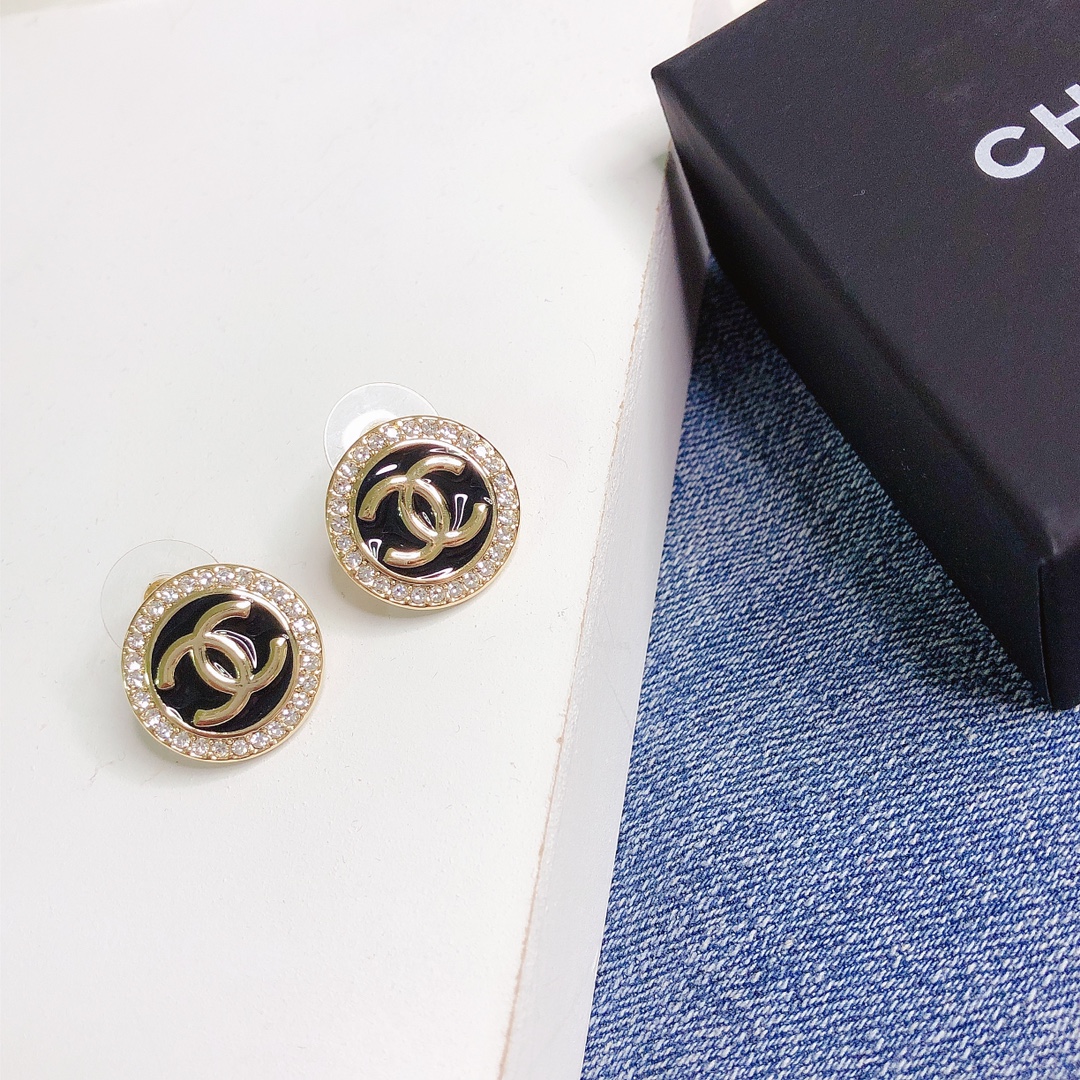 Chanel Earrings Silver L