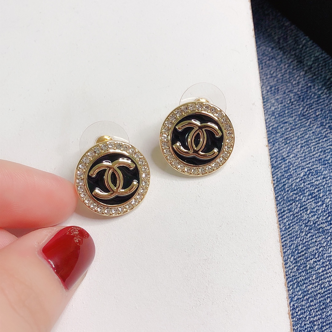 Chanel Earrings Silver L