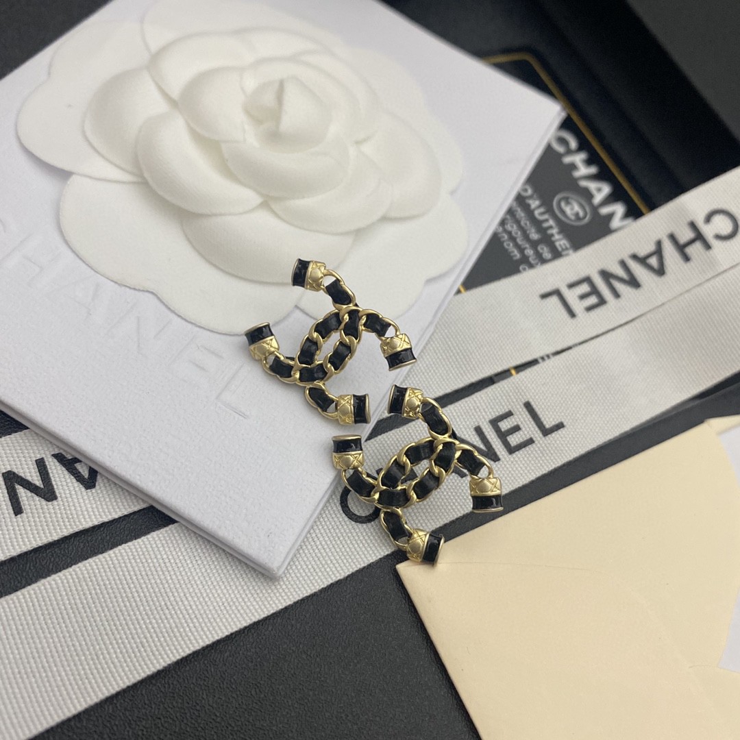 Chanel Earrings Silver L