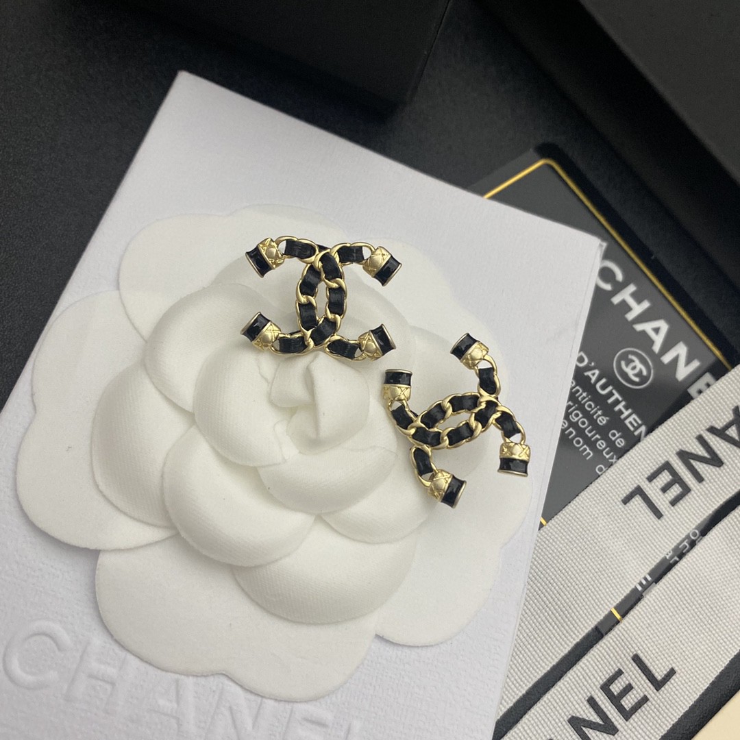 Chanel Earrings Silver L