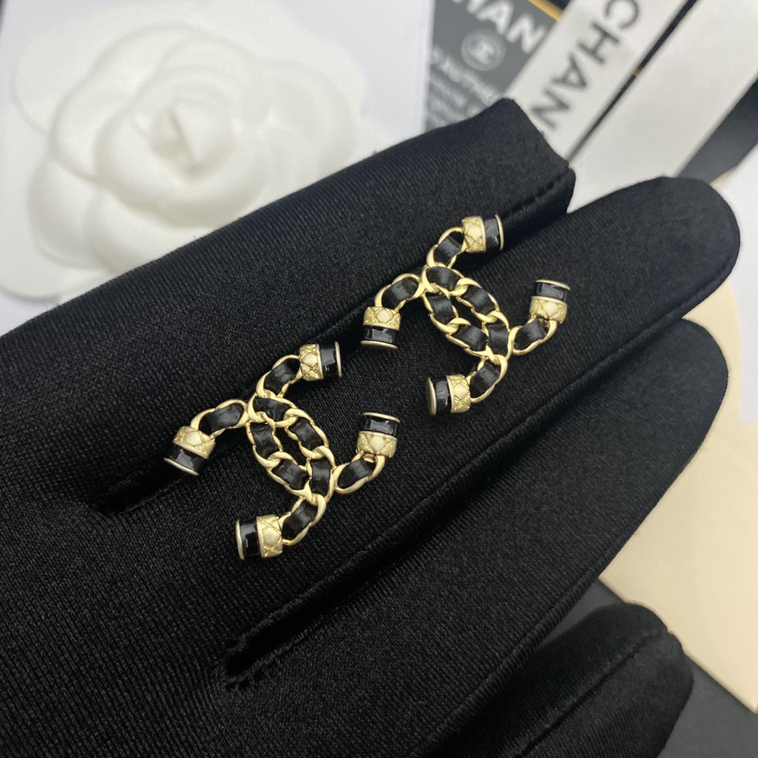 Chanel Earrings Silver L