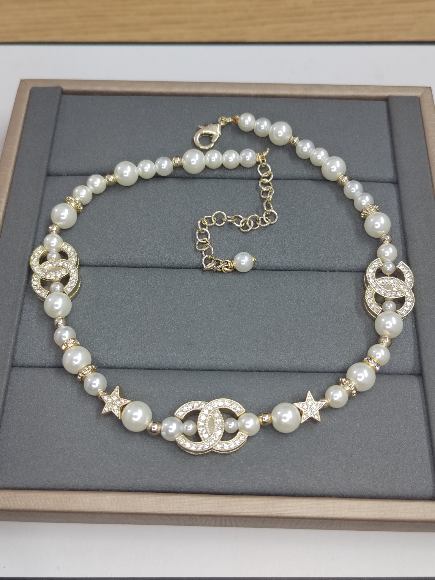 Chanel Necklace Pearl L